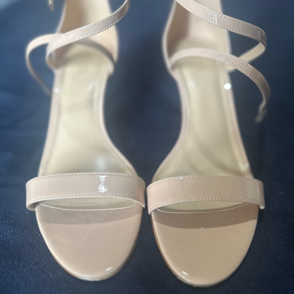 Elegant Nude Strappy Sandals
